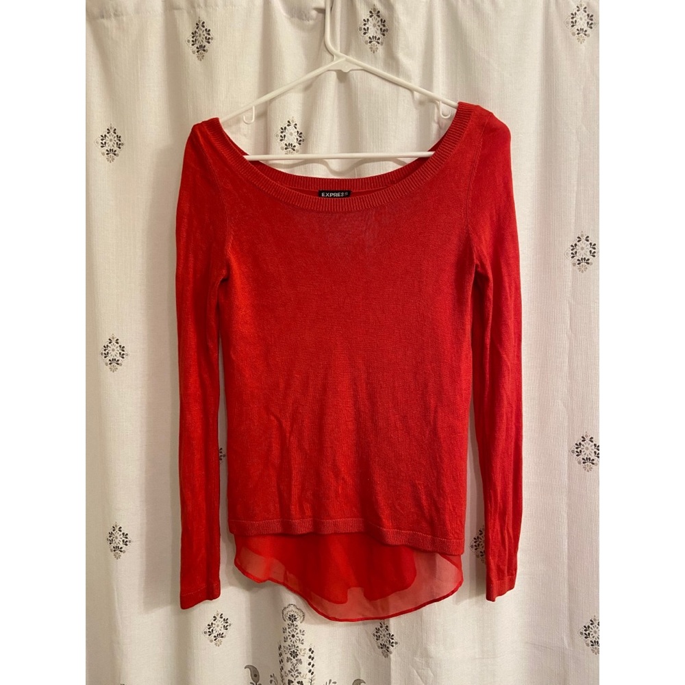 Red sweater